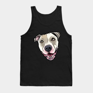 Smiling Pitbull Tank Top